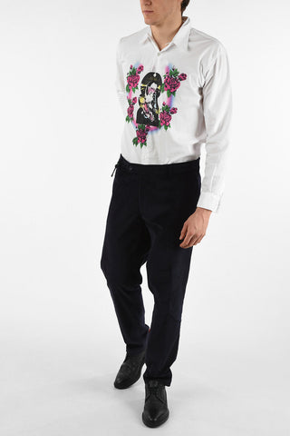 Corduroy Straight Fit Pants 