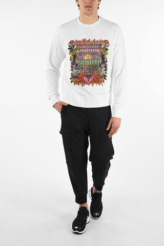 Printed Cotton FIND YOUR BEACH Sweatshirt