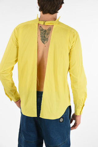 HOMME PLUS Open Back Shirt