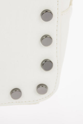 ARMANI EXCHANGE Ecoleather Mini Crossbody Bag with Studs