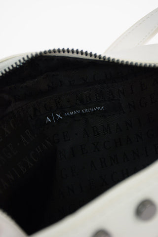 ARMANI EXCHANGE Ecoleather Mini Crossbody Bag with Studs