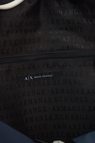 ARMANI EXCHANGE Fabric Backpack with Zip Closure
