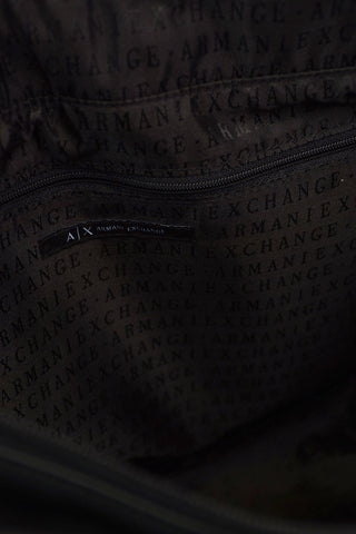 ARMANI EXCHANGE All Over Logo Embroidered Messenger Bag