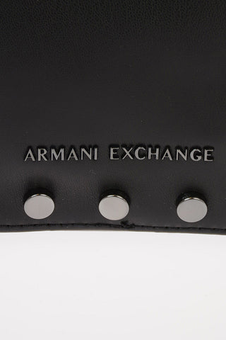 ARMANI EXCHANGE Ecoleather Mini Crossbody Bag with Studs