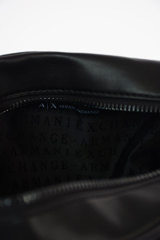ARMANI EXCHANGE Ecoleather Mini Crossbody Bag with Studs