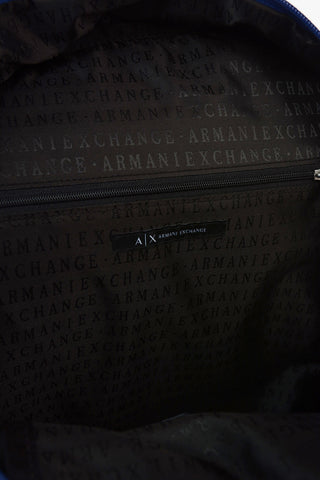 ARMANI EXCHANGE Fabric Backpack With Zip Closure