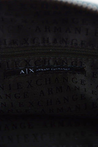 ARMANI EXCHANGE Denim Bowler Bag With Removable Shoulder