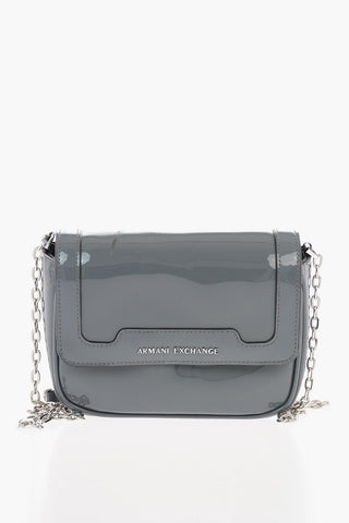 ARMANI EXCHANGE Mini Borsa a Spalla in Ecopelle con Catena