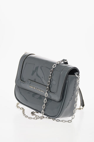 ARMANI EXCHANGE Mini Borsa a Spalla in Ecopelle con Catena