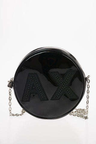 ARMANI EXCHANGE Ecoleather Crossbody Bag with Shoulder Chain