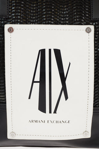 ARMANI EXCHANGE Ecoleather Shopper Bag with Logo