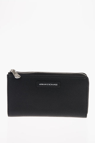 ARMANI EXCHANGE Ecoleather Wallet with Zip Closure