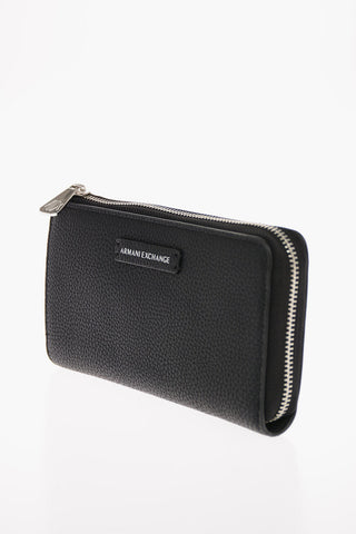 ARMANI EXCHANGE Ecoleather Wallet with Zip Closure