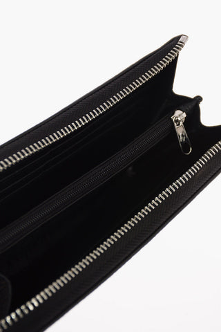 ARMANI EXCHANGE Ecoleather Wallet with Zip Closure