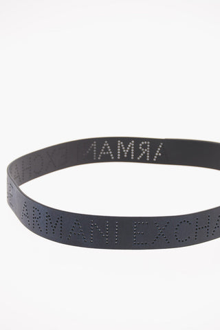 ARMANI EXCHANGE 30mm Leather Belt