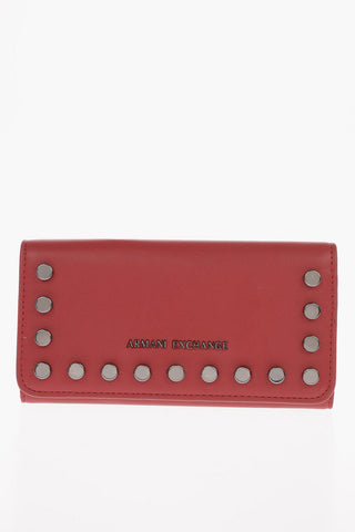 ARMANI EXCHANGE Ecoletaher Wallet with Studs
