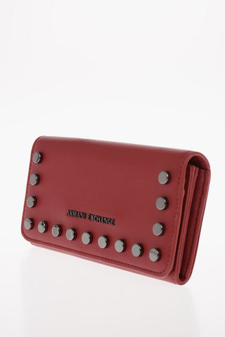 ARMANI EXCHANGE Ecoletaher Wallet with Studs