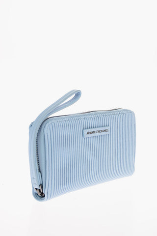 ARMANI EXCHANGE Ecoleather Wallet with Zip Closure