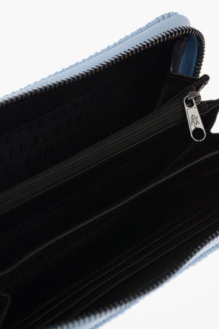ARMANI EXCHANGE Ecoleather Wallet with Zip Closure
