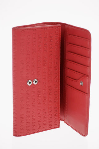 ARMANI EXCHANGE All Over Logo Ecoleather Wallet