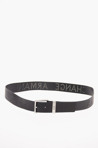 ARMANI EXCHANGE 30mm Leather Belt