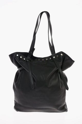 ARMANI EXCHANGE Ecoleather Shopping Bag with Studs