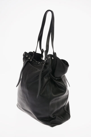 ARMANI EXCHANGE Ecoleather Shopping Bag with Studs
