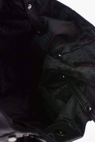 ARMANI EXCHANGE Ecoleather Shopping Bag with Studs
