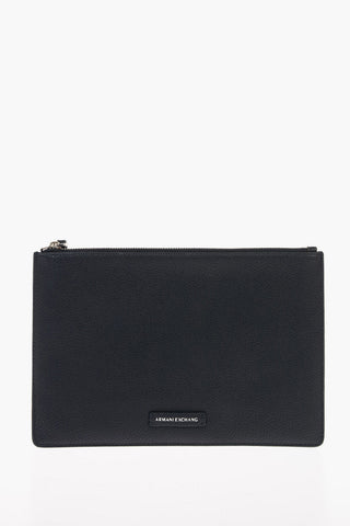 ARMANI EXCHANGE Ecoleather Wristlet with Zip Closure
