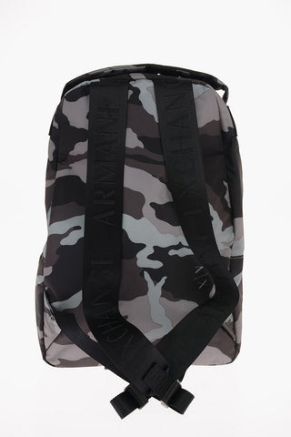 ARMANI EXCHANGE Camouflage Backpack with Zip Closure