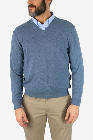 ARMANI EXCHANGE Cotton V-Neck Sweater