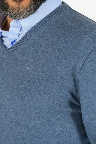 ARMANI EXCHANGE Cotton V-Neck Sweater
