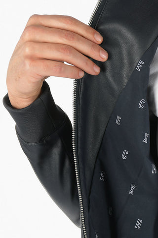 ARMANI EXCHANGE Giubbotto in Ecopelle con Cappuccio