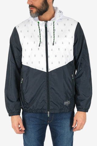 ARMANI EXCHANGE Hooded Jacket With Zip Front Closure