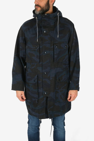 ARMANI EXCHANGE Camouflage Utility Jacket with Hood
