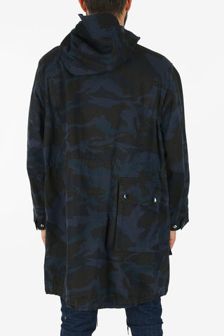 ARMANI EXCHANGE Camouflage Utility Jacket with Hood