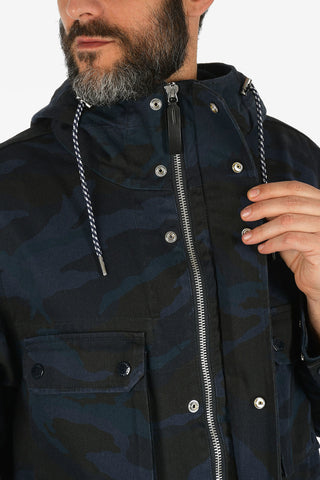 ARMANI EXCHANGE Camouflage Utility Jacket with Hood