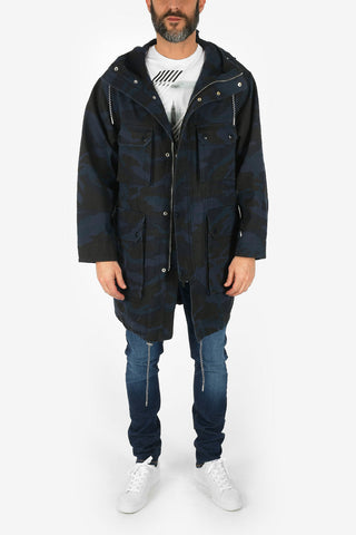 ARMANI EXCHANGE Camouflage Utility Jacket with Hood