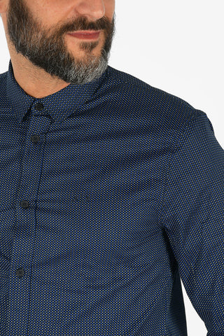 ARMANI EXCHANGE Classic Collar Polka Dots Shirt