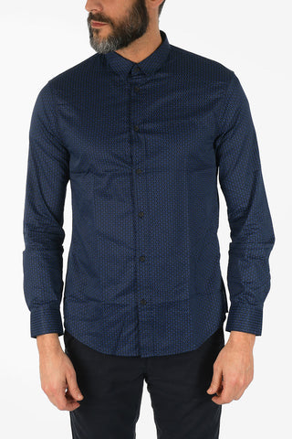 ARMANI EXCHANGE Classic Collar Polka Dots Shirt