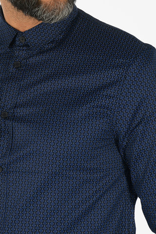 ARMANI EXCHANGE Classic Collar Polka Dots Shirt