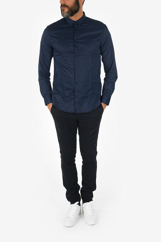 ARMANI EXCHANGE Classic Collar Polka Dots Shirt