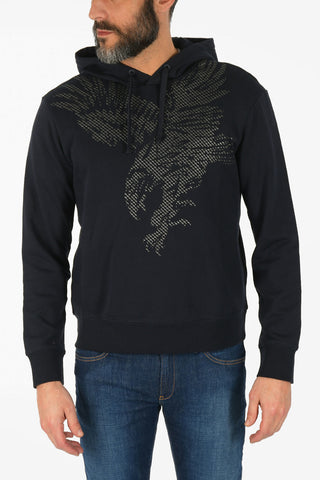ARMANI EXCHANGE All Over Logo-Print Sweatshirt with Hood
