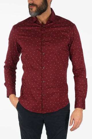 ARMANI JEANS All Over Logo-Print ShirtT
