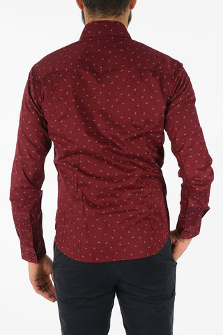 ARMANI JEANS All Over Logo-Print ShirtT