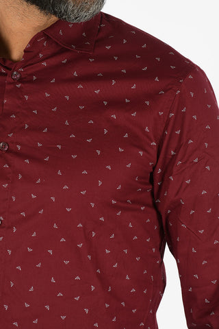 ARMANI JEANS All Over Logo-Print ShirtT