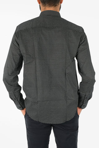 ARMANI EXCHANGE Camicia a Pois Collo Italiano