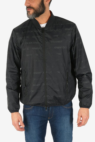 ARMANI EXCHANGE All Over Logo Bomber Jacket