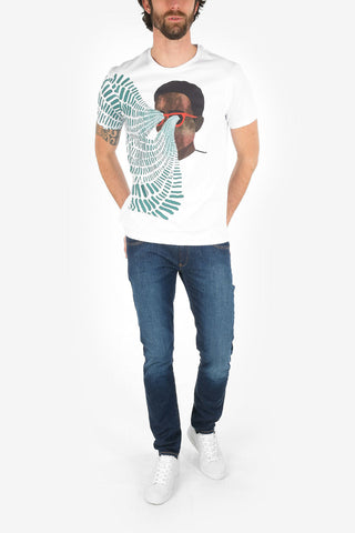ARMANI EXCHANGE Printed Slim Fit T-shirt