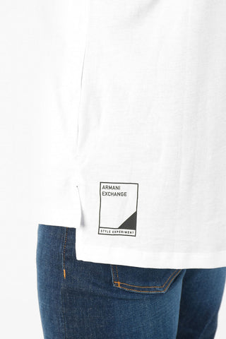 ARMANI EXCHANGE Logo-Print Boxy Fit T-shirt